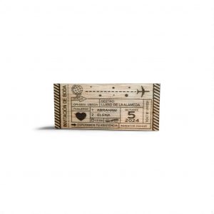 Invitación de Madera