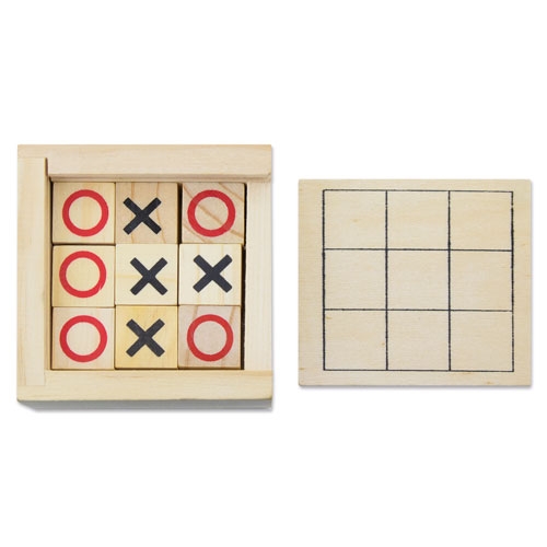 Juego de 3 en Raya de Madera Personalizado