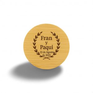 Abridor de madera con grabado láser