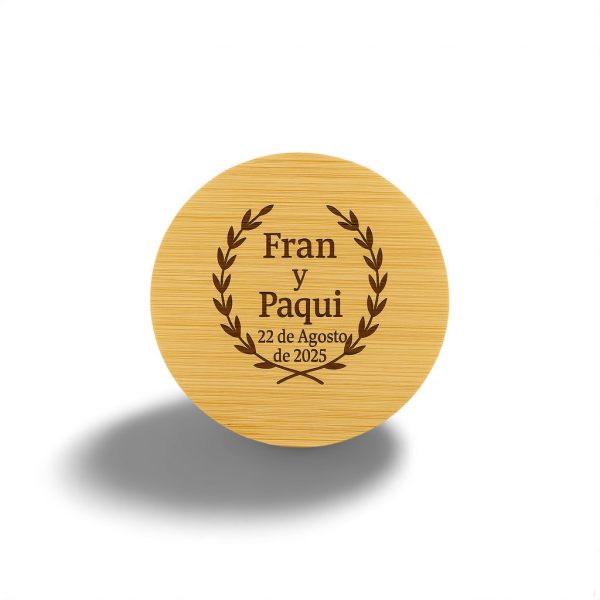 Abridor de madera con grabado láser